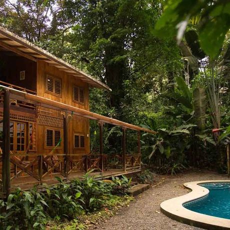 Costa-Rica-Ferienhaus-Pool Kühlen Sie sich nach einem langen Tag im Pool ab.