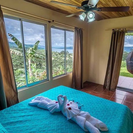 Hotel Nepenthe Casita 05 Bett der Casita des Hotel Nepenthe
