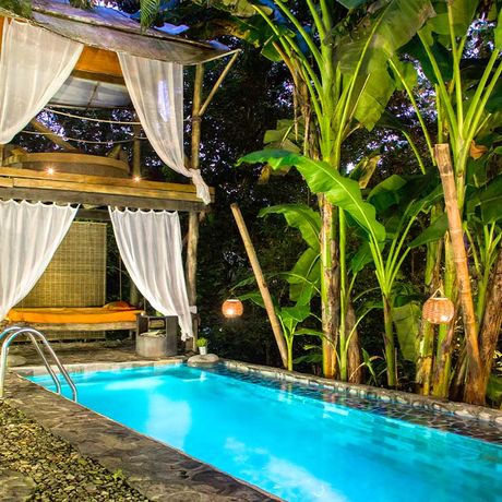 Hotel Canaima Chill House Pool 01 Blick auf den Pool des Hotels Canaima Chill House