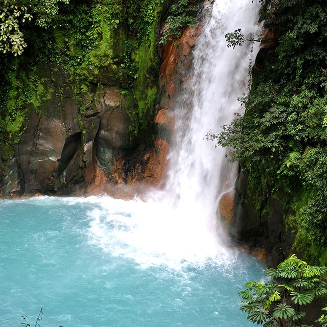 Costa Rica Wasserfall Celeste