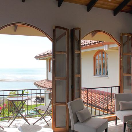 Boutique-Hotel El Castillo Suite 04 Ausblick aus einer Suite des Boutique-Hotesl El Castillo