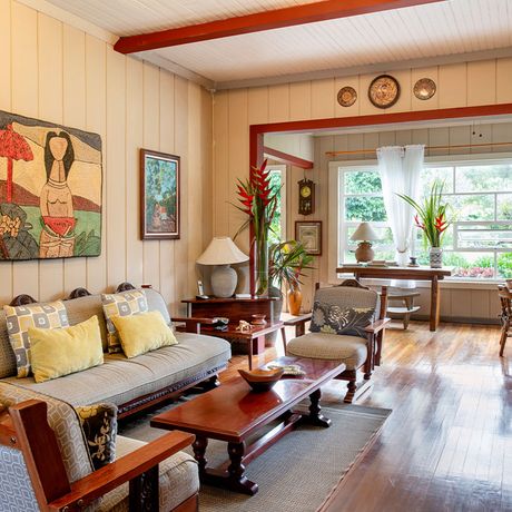 Hacienda La Esperanza Aquirares Sofa Blick auf ein Sofa