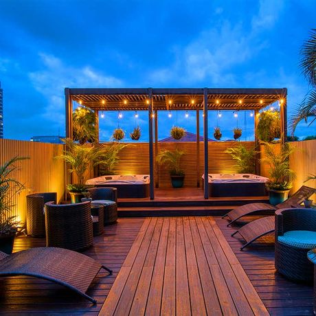 Boutique-Hotel Grano de Oro Terrasse Blick auf die Terrasse des Boutique-Hotels Grano de Oro