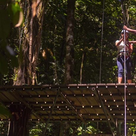 Pacuare Lodge Zipline Plattform Pacuare Lodge Zipline Plattform