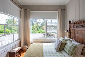 Hacienda La Esperanza Aquirares Familienzimmer Doppelbett grün