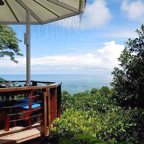 Ausblick vom Cafe des Tulemar Resort