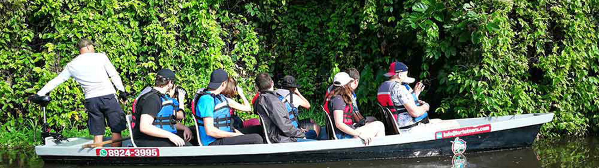 Bootstour auf den Kanälen Tortugueros