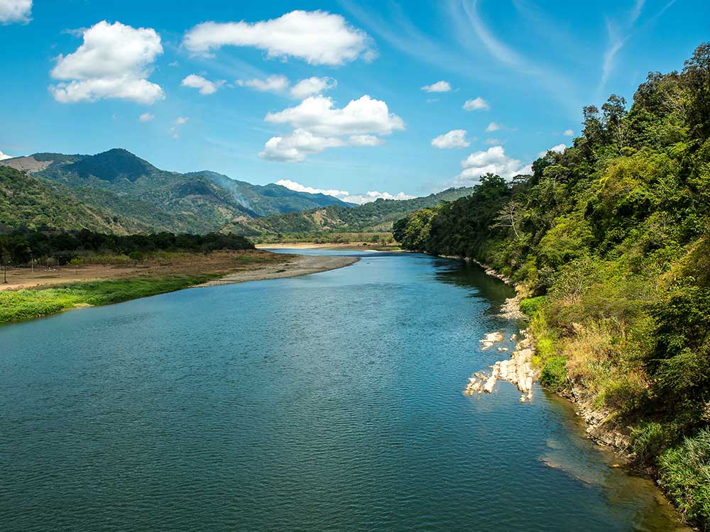 Costa Rica Flüße und Seen Río