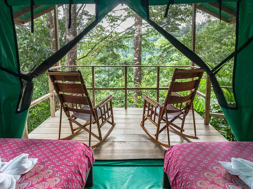 Costa-Rica-Glamping Zelt