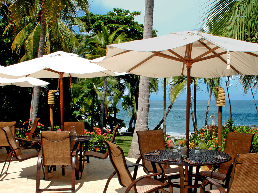 Costa Rica Strandunterkunft Terrasse