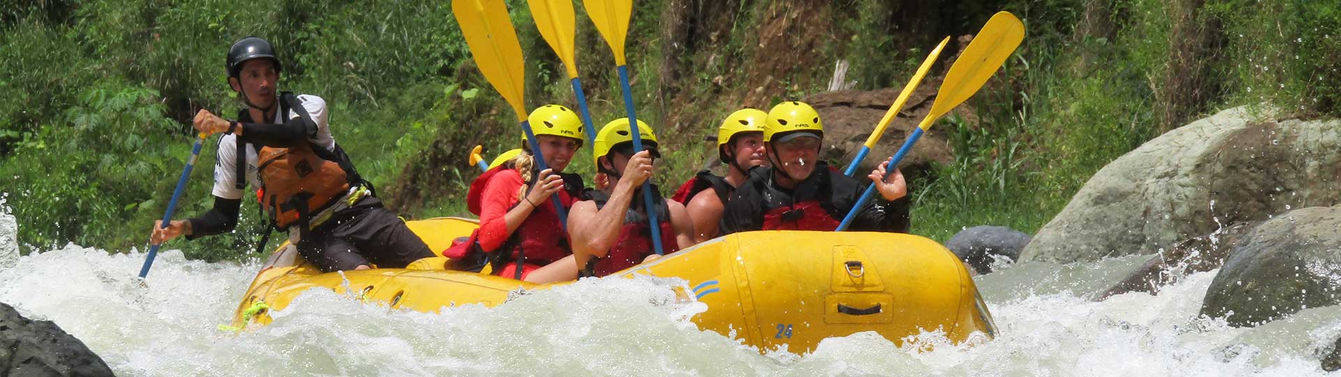 Rafting auf dem Fluss Savegre Klasse II-III Banner