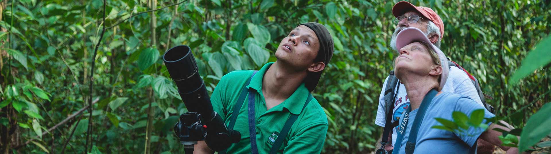 Vogelbeobachtung im Tiefland der Hacienda Barú Banner