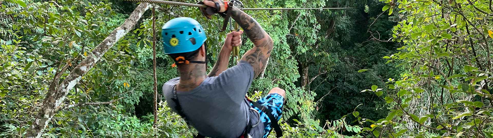 Zipline-Tour auf der Halbinsel Nicoya Banner